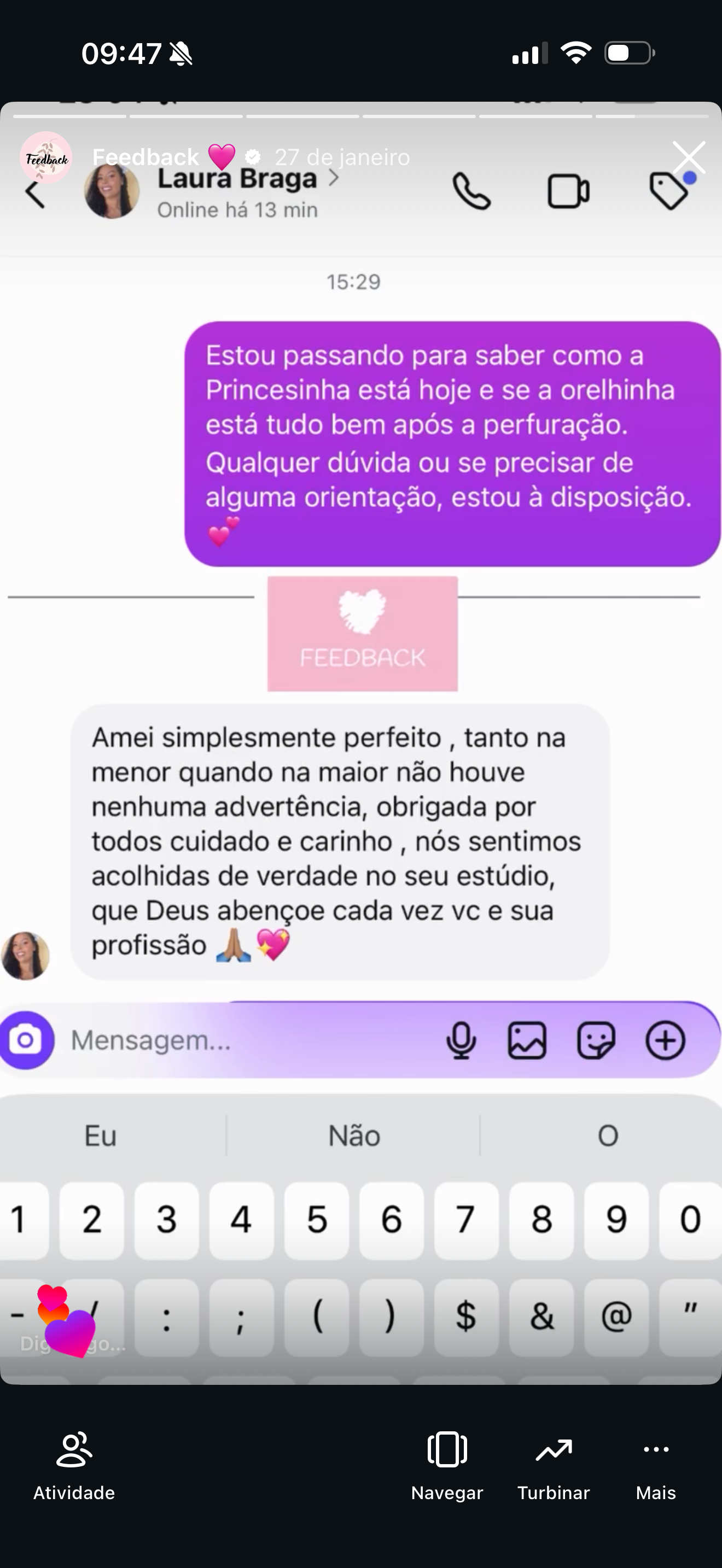 Avaliação — Laura Braga